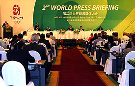 北京奥组委承诺为媒体一站式服务
