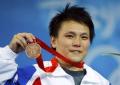 图文-[奥运]举重女子63公斤级 卢映�夺得铜牌