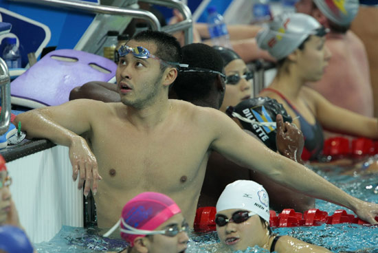 图文-各国游泳队训练备战奥运 北岛康介成为焦点