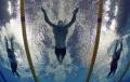 图文-男子400米个人混合泳预赛 菲尔普斯水中霸者