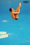 图文-跳水男子3米板半决赛 纽贝里腿部稍有弯曲