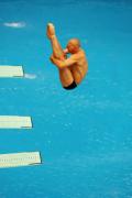 图文-跳水男子三米板半决赛 萨乌丁空中姿态