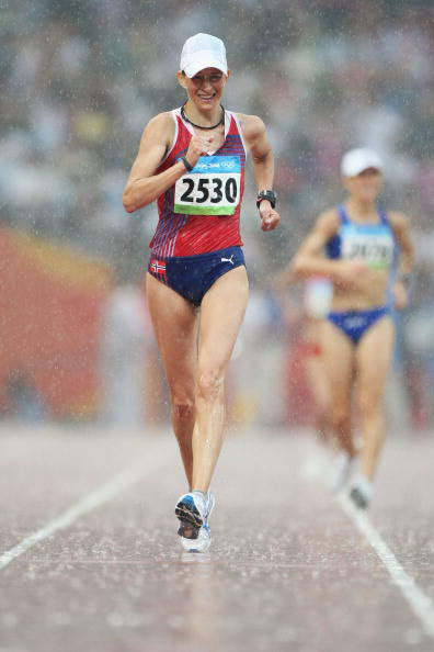 图文-田径女子20公里竞走决赛 前三甲的最后竞争