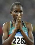 图文-田径女子1500米决赛 平静迎接金牌