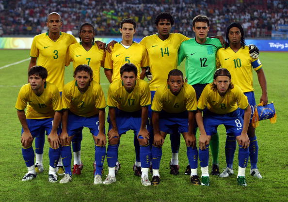 图文-奥运男足巴西VS阿根廷巴西队首发十一人