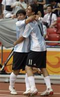 图文-男足决赛阿根廷1-0尼日利亚 决战中的功臣