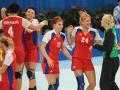图文-奥运会女子手球半决赛赛况 开心的俄罗斯队员