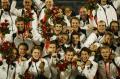 图文-男曲决赛德国胜西班牙 金牌得主的笑脸