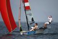 图文-奥运会13日帆船各级别比赛 选手驾驭帆船