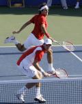 图本-网球男双1/4决赛瑞士对印度 费德勒领衔瑞士队