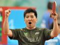 图文-北京奥运会乒乓球赛事开战 台北胜巴西后庆祝