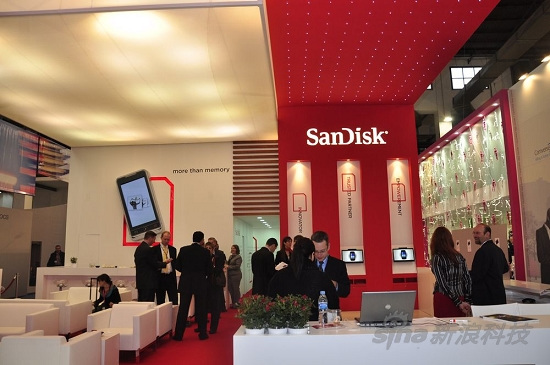 SanDisk公司展台