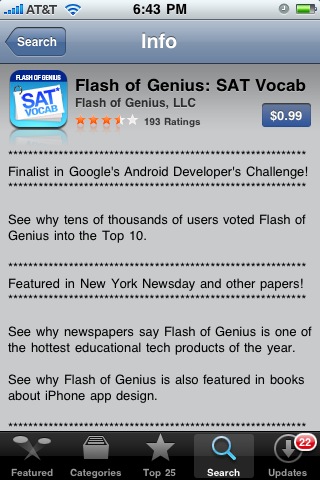 “Flash of Genius”应用介绍