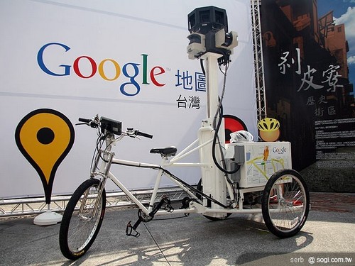 这次引进台湾的谷歌街景三轮车跟其他国家的三轮车都是统一规格，重量总共有150公斤，目前全台只引进一台谷歌街景三轮车。