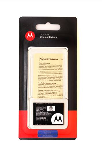 摩托罗拉推原装电池新包装_手机