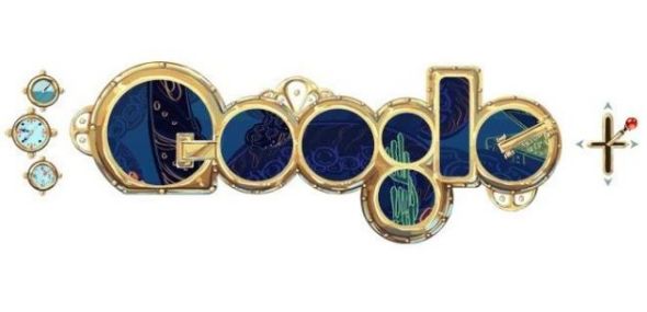 纪念凡尔纳诞辰183周年的谷歌Doodle 纪念凡尔纳诞辰183周年的谷歌Doodle