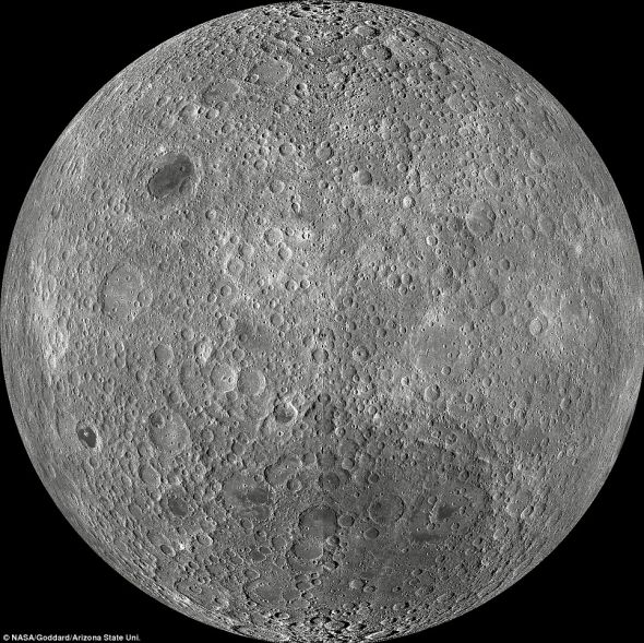 美宇航局制成迄今最清晰月球背面图