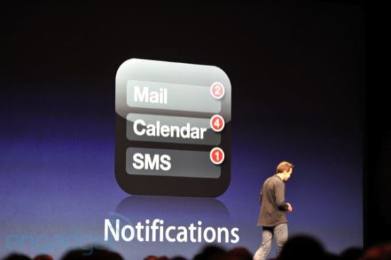 iOS 5整合了“通知中心”