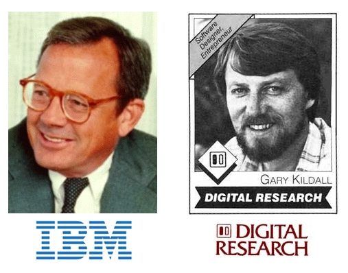 IBM CEO奥佩尔和Digital CEO基尔代尔
