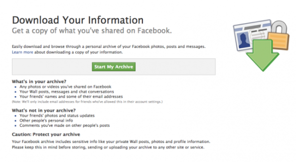 Facebook在个人信息下载工具中悄然增加微格