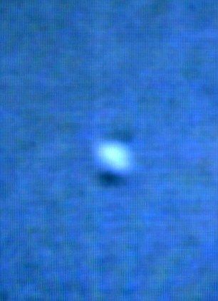 典型的UFO目击照片,通常比较模糊