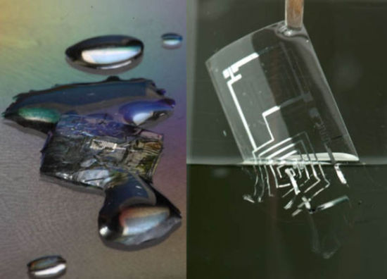 美国科学家正在开发一类超薄电子装置，能在人体中自然溶解。