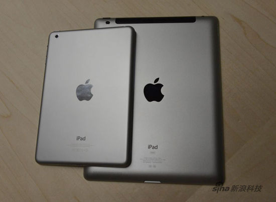 和新iPad背面对比