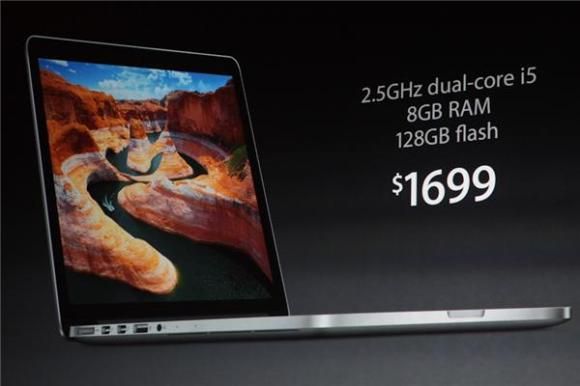 苹果发布新款MacBook Pro：采用Retina屏