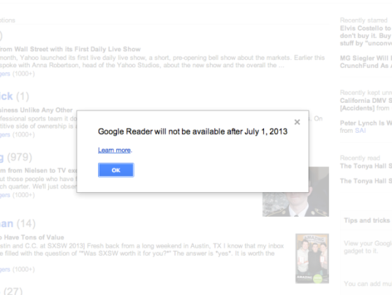 ȸ轫ڽ71չرRSSķGoogle Reader