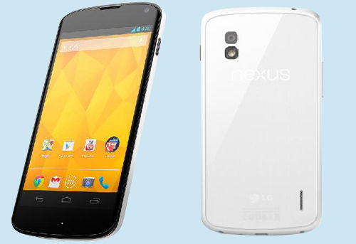 搭载原生系统 白色版Nexus 4明日香港上市|LG