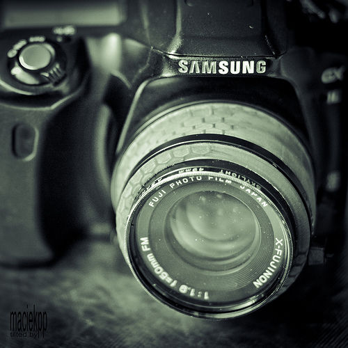 自制完成的移轴镜头