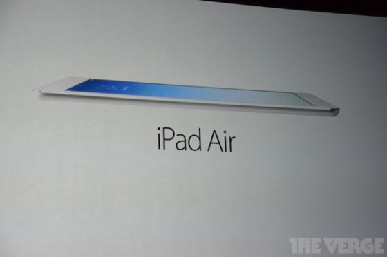 苹果发布iPad Air平板电脑