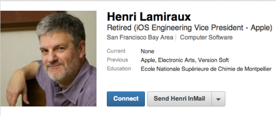 ƻ����˾iOS���̸��ܲú����������Ϳ�˹(Henri Lamiraux)������