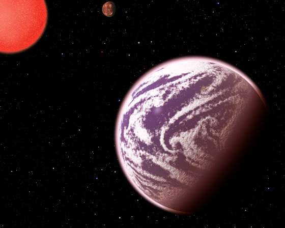 艺术示意图：系外行星KOI-314c。这是迄今被测量了质量和直径大小的系外行星中最小的成员。令人意外的是，尽管这颗行星质量与地球相当，但其直径却要比地球高出60%左右。其距离地球约200光年，围绕一颗暗弱的红矮星运行