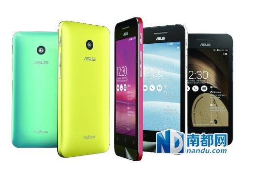 华硕在CES上推出全新Zen Fone智能手机、变形手机PadFonemini系列新品