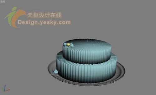 用3DSMAX制作甜美三维生日蛋糕动画效果(5)