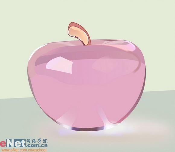 晶莹靓丽Photoshop绘制水晶苹果
