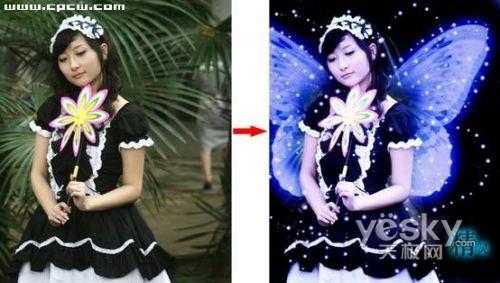 PhotoshopӪ���λ�Ч��������԰�еľ���