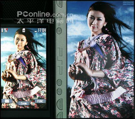 510万像素松下电视手机P905i外观评测(4)