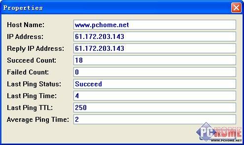 ����Ping���С���ߣ�PingInfoView