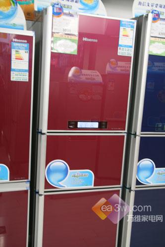 跌破6000海尔262升三门冰箱卖场热销