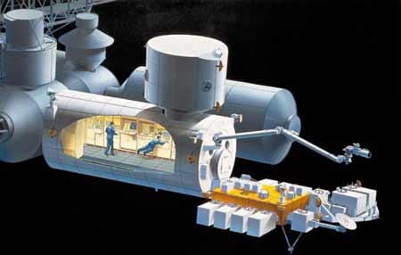 日本将建立首座有人太空实验室(图)