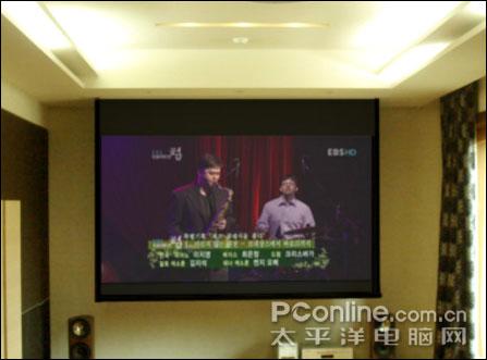 视听效果超震撼DLP投影组全高清影院