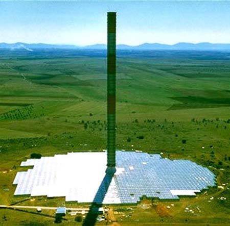 美计划建1000米高太阳能塔发电(组图)
