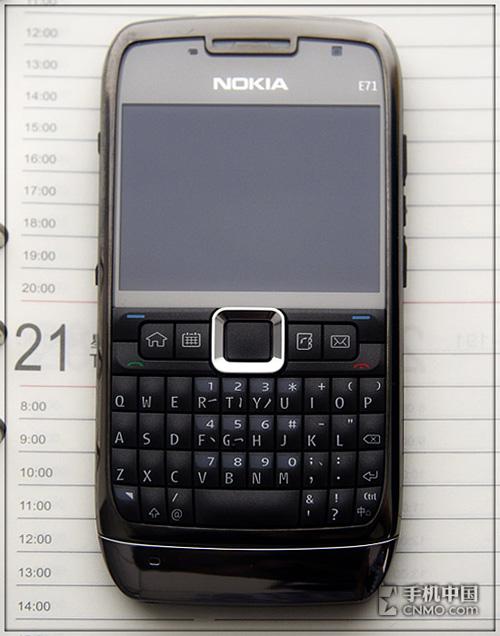 超薄全键盘 诺基亚时尚商务手机E71评测_手机