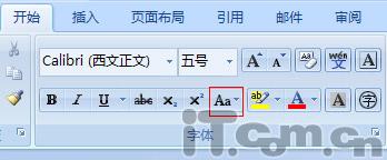 版面更协调Word2007中实现半角全角自由转