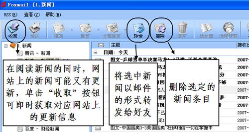 调教好Foxmail邮差帮你快速订阅新闻