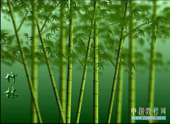 Flash鼠绘入门教程第六课:绘制青翠竹子(3)_软