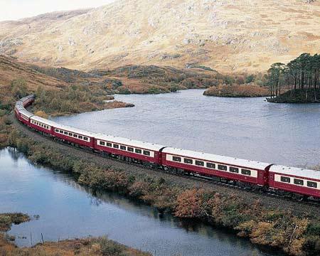 英国:北方美人号列车   疾速苏格兰号一度是人们观光苏格兰高地的首选