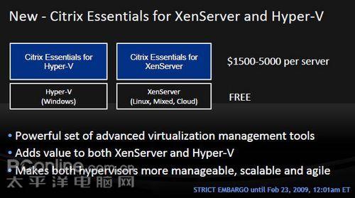 XenServer免费，Citrix与微软合作_服务器虚拟化_02